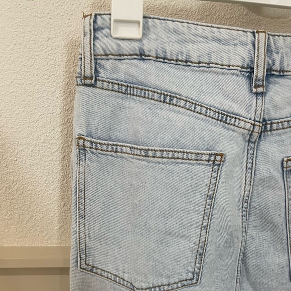 WeWoreWhat High Rise Baggy Straight Leg Distressed Women Jeans Size 27 - Picture 9 of 11